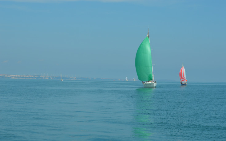 Човек на Гонг с XTREMA номер 1 на регатата Kaliakria Cup 2013