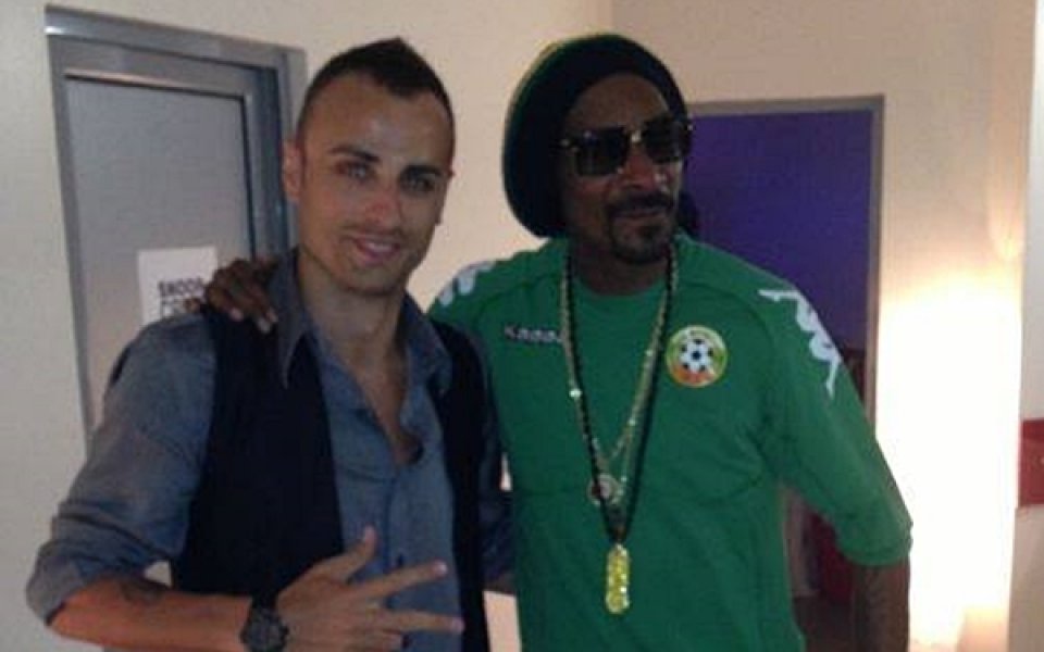 СНИМКИ: Димитър Бербатов с легендарния Snoop Dogg