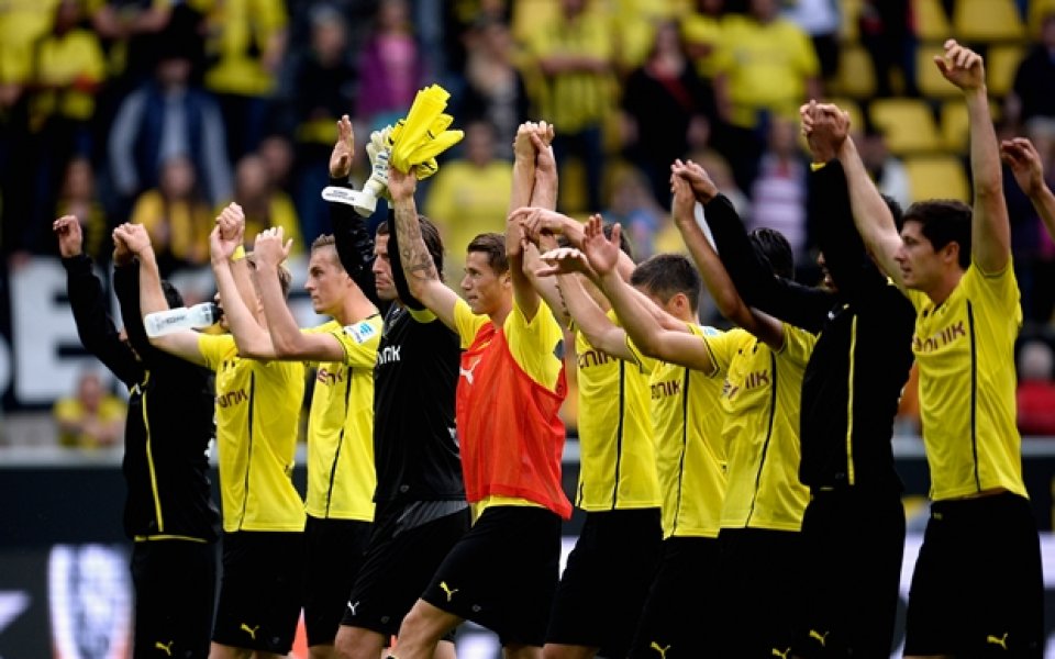 Борусия Дортмунд се измъчи за победа срещу Брауншвайг