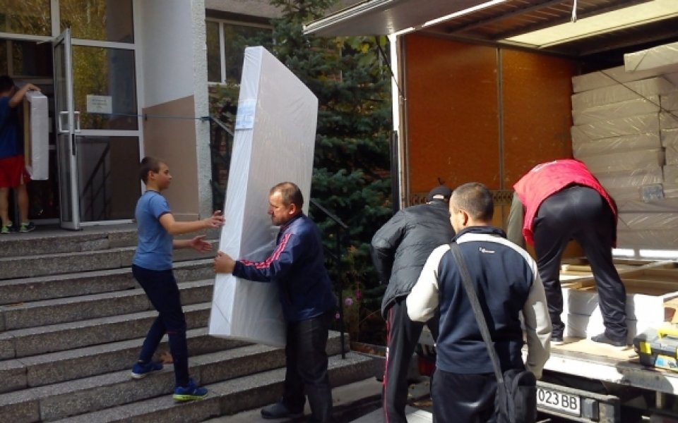 ЦСКА започна ремонт на общежитието на школата