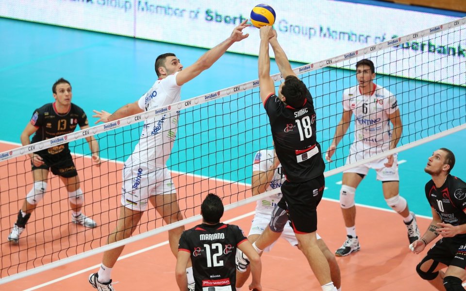 Тренто с чиста победа в ШЛ, Златанов най-добър в загуба на Копра Пиаченца