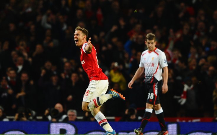 ВИДЕО: Лидерът Арсенал продължи наказателната си акция и срещу Ливърпул