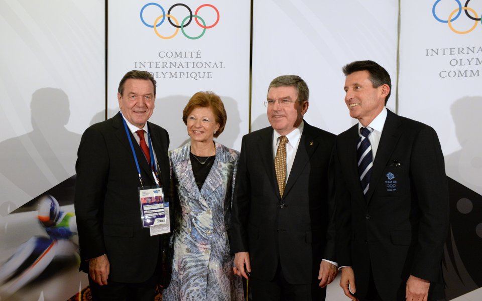 Томас Бах даде прием на официалните лица, присъстващи на олимпиадата в Сочи