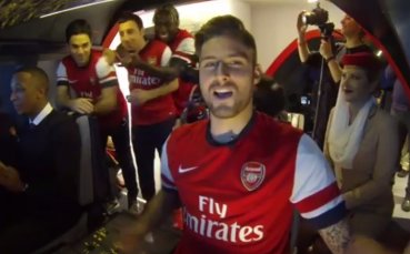 ВИДЕО: Има ли пилот в самолета на Арсенал?