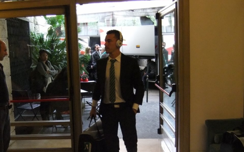 СНИМКИ: Лудогорец пристигна в Рим