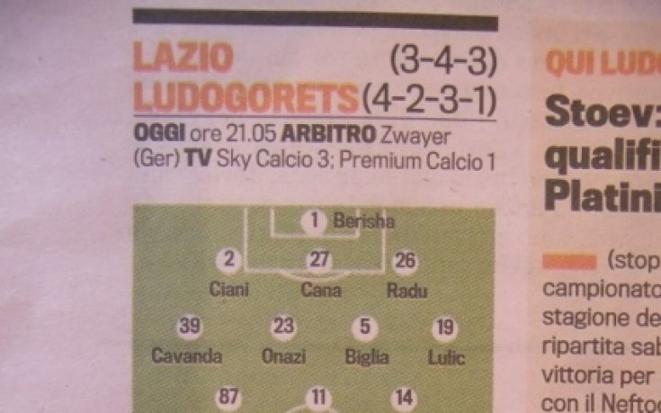 Съставът на Лудогорец измъчи италианските медии