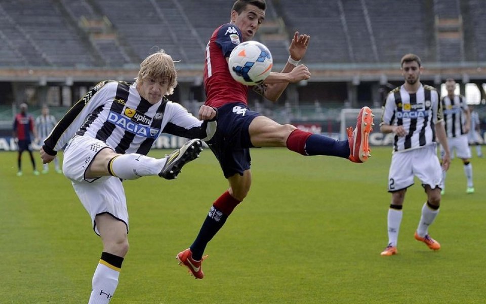 Каляри с класика срещу Удинезе