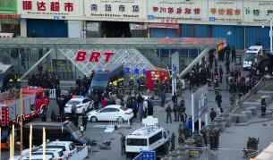 Бомбен атентат на жп гара в Китай взе три жертви