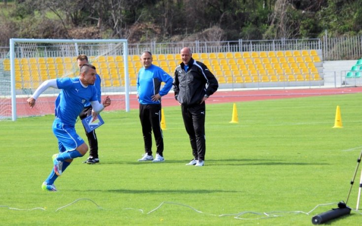 СНИМКИ: Левски тества бързината на играчите, петима са отличниците