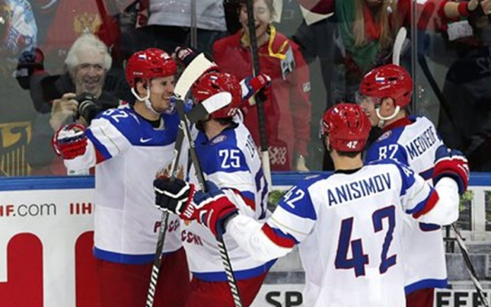 Русия победи Германия на световните финали по хокей на лед