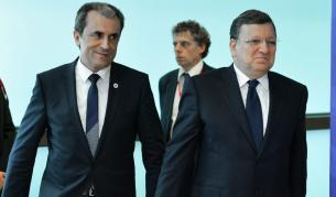 Жозе Барозу и Пламен Орешарски в Брюксел