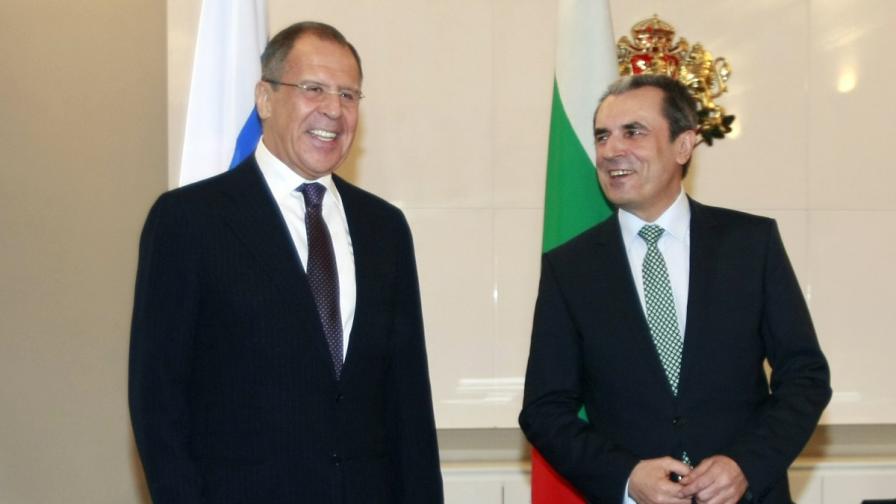 Орешарски остава оптимист за "Южен поток" след срещата с Лавров