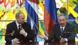 Владимир Путин и Раул Кастро