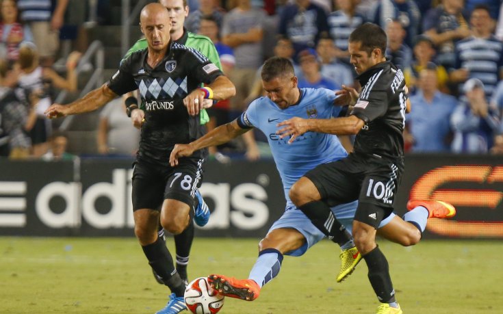 Манчестър Сити  с успех в контрола над американски отбор