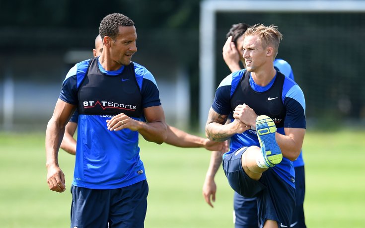 Рио Фърдинанд тренира с новите си съотборници