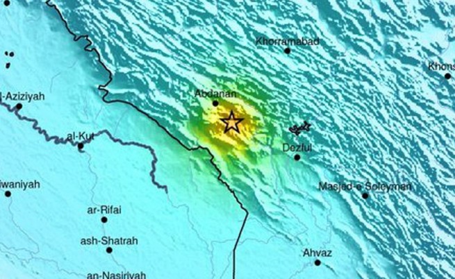 Силно земетресение в Иран