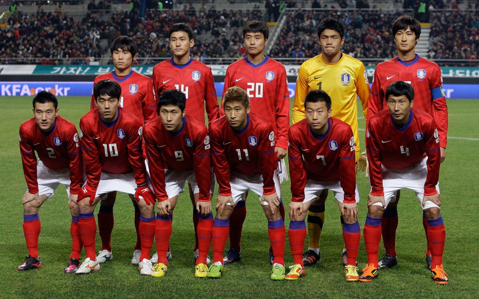 Щилике пое националния отбор на Южна Корея