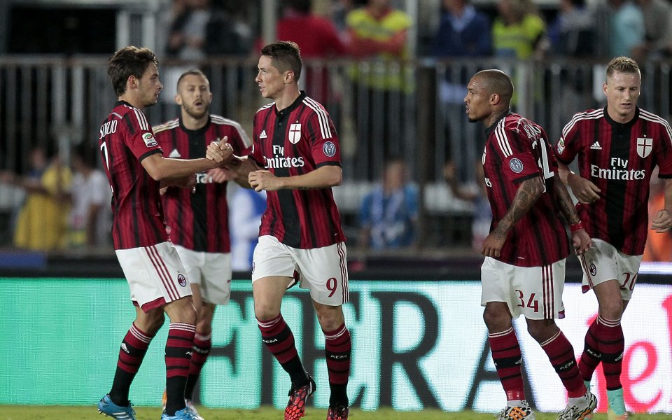 Торес щастлив от дебютния си гол за Милан