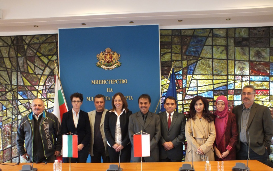 България подписа меморандум за спортно сътрудничество с Индонезия