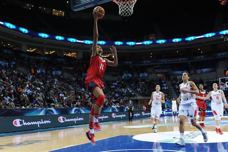 баскетбол САЩ жени Испания1
