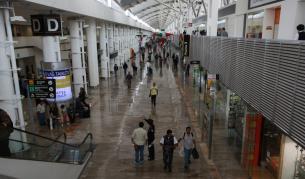 Горя летището в Мексико