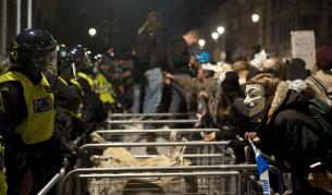 Полицията и демонстранти влязоха в сблъсъци в Лондон