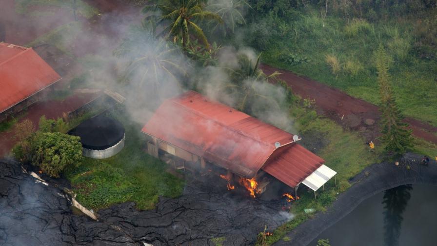 Лавата от Килауеа разруши първи дом в Хавай