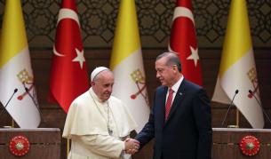 Папата подчерта в Турция, значението на равните права