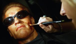 Восъчна фигура на Арнолд Шварценегер като терминатор