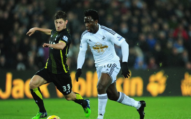 ВИДЕО: Всичко от първото полувреме на Суонси - Тотнъм