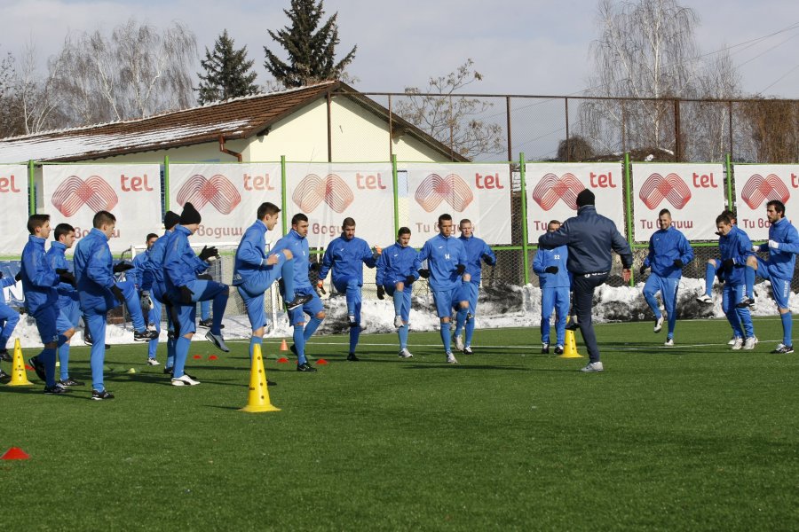 Първата тренировка на Левски за 20151