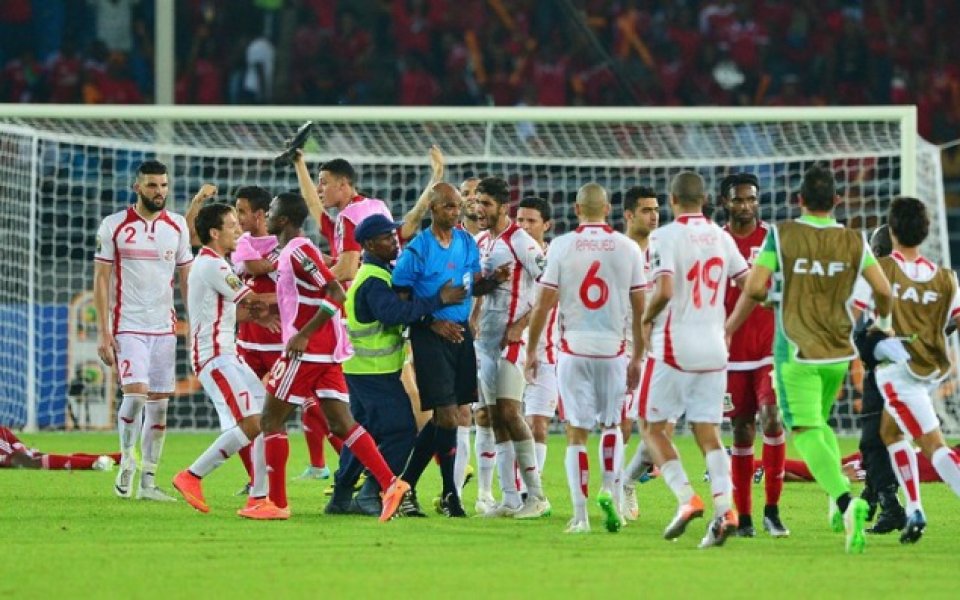 Наказаха рефера изхвърлил Тунис от турнира за Купата на Африка