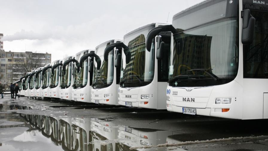 Изцяло нови автобуси по линия 76 в София от 9 март