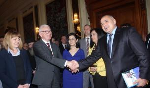 Бойко Борисов на представянето на книгата на д-р Ханс-Герт Пьотеринг