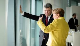 Ангела Меркел и Петро Порошенко