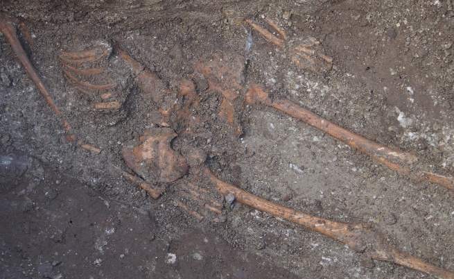 Останките от скелет, намрени във Варна