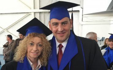 Петър Стойчев и Ина Ананиева станаха магистри в НСА