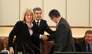 Росен Плевнелиев в парламента днес