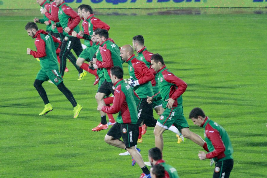 Тренировка на националите на България преди мача с Италия1