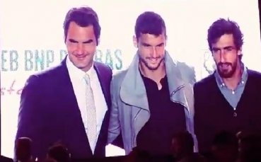 Григор и Федерер посетиха партито на играчите в Истанбул