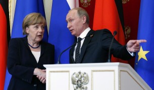 Ангела Меркел и Владимир Путин