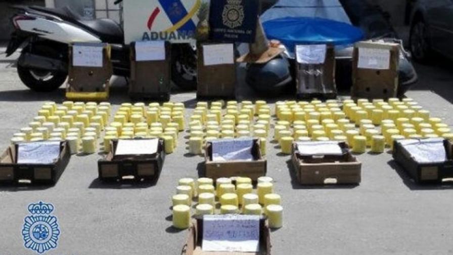 Испания: Заловиха 200 кг кокаин в ананаси (видео)
