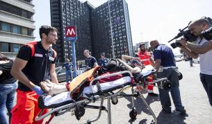 21 души са ранени при сблъсък на два влака в метрото на Рим