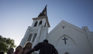 Първа служба в църквата в Чарлстън след стрелбата