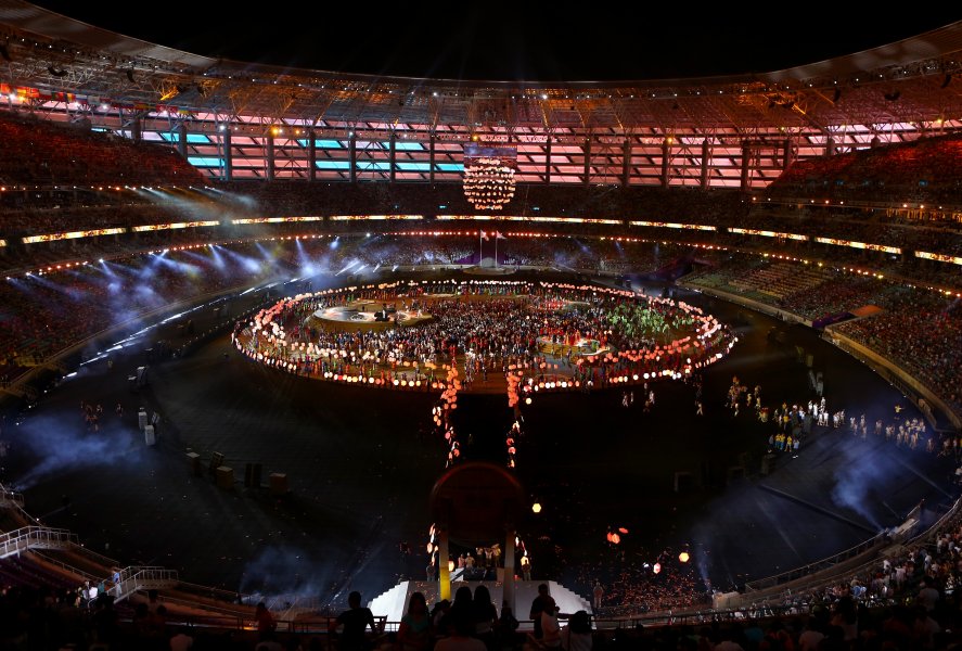 Закриването на Европейските игри в Баку1