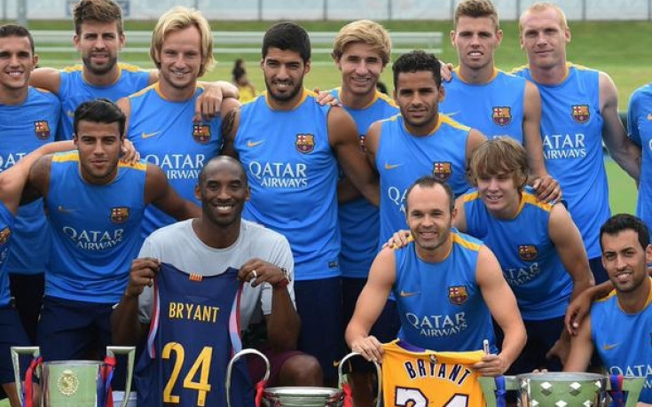 Коби Брайънт посети лагера на Барса