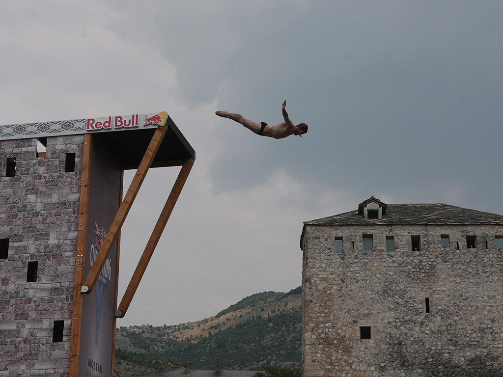 Ден първи от Red Bull Cliff Diving World Series в Мостар /Босна и Херцеговина