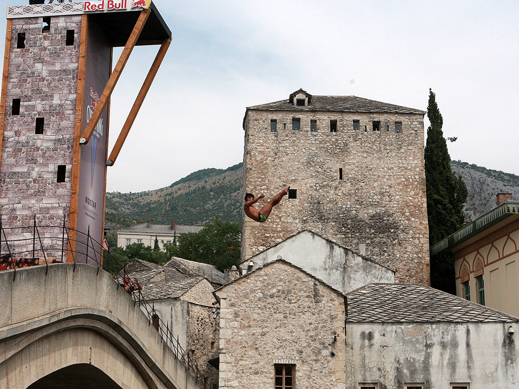 Ден втори от Red Bull Cliff Diving World Series в Мостар /Босна и Херцеговина
