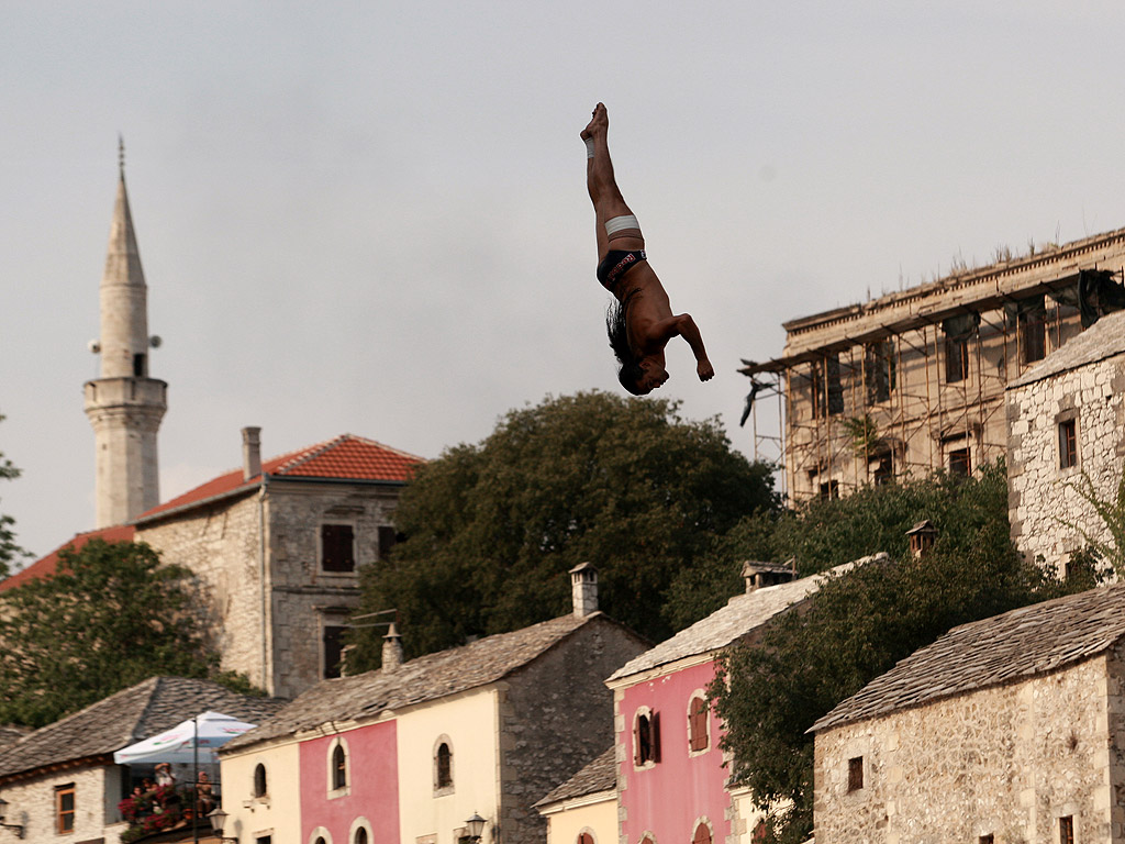 Ден втори от Red Bull Cliff Diving World Series в Мостар /Босна и Херцеговина