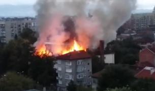 Кадърът е от видео, изпратено от потребител на Novanews.bg до рубриката Моята новина